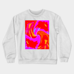 PinkberrySheeplesQuadNew(Swirledya) Crewneck Sweatshirt